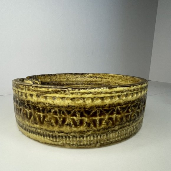 Aldo Londi for Bitossi Sahara Pattern Ceramic Ashtray MCM - Picture 3 of 6